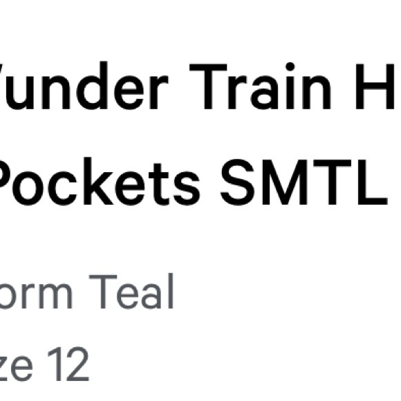 LULULEMON Wunder Train HR Tight 25” Pockets Color Teal Size 12 - Picture 6 of 6